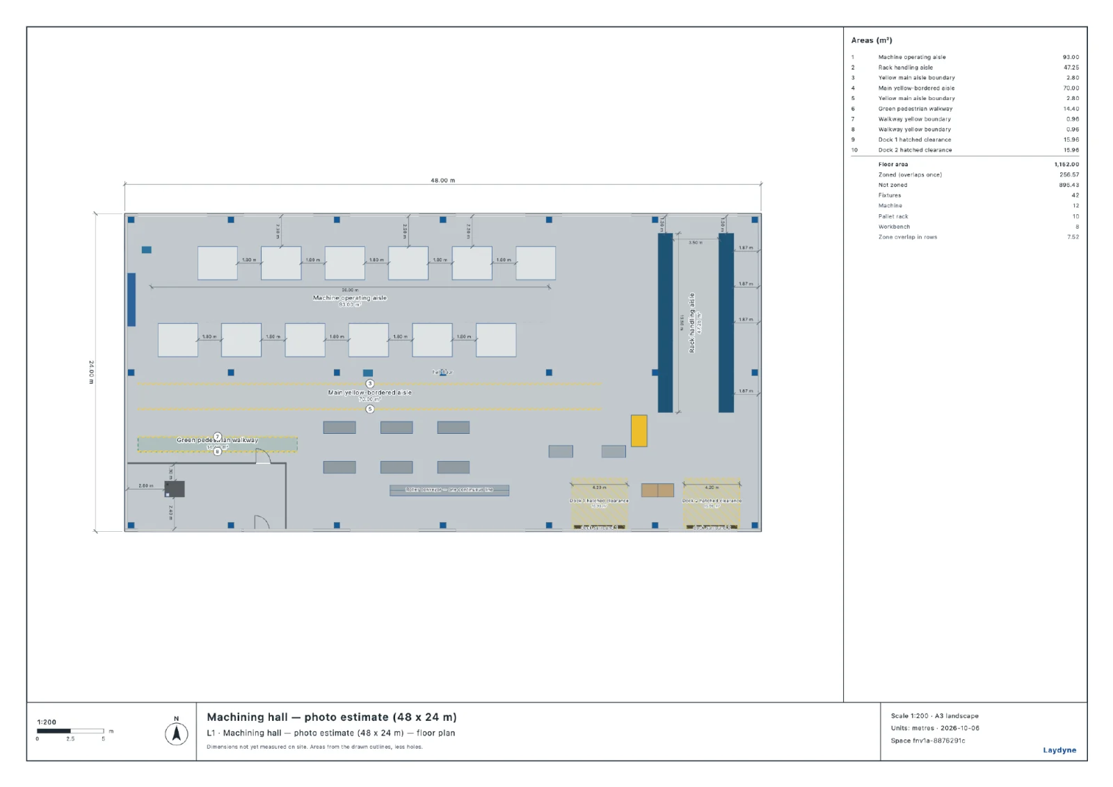 The dimensioned drawing sheet