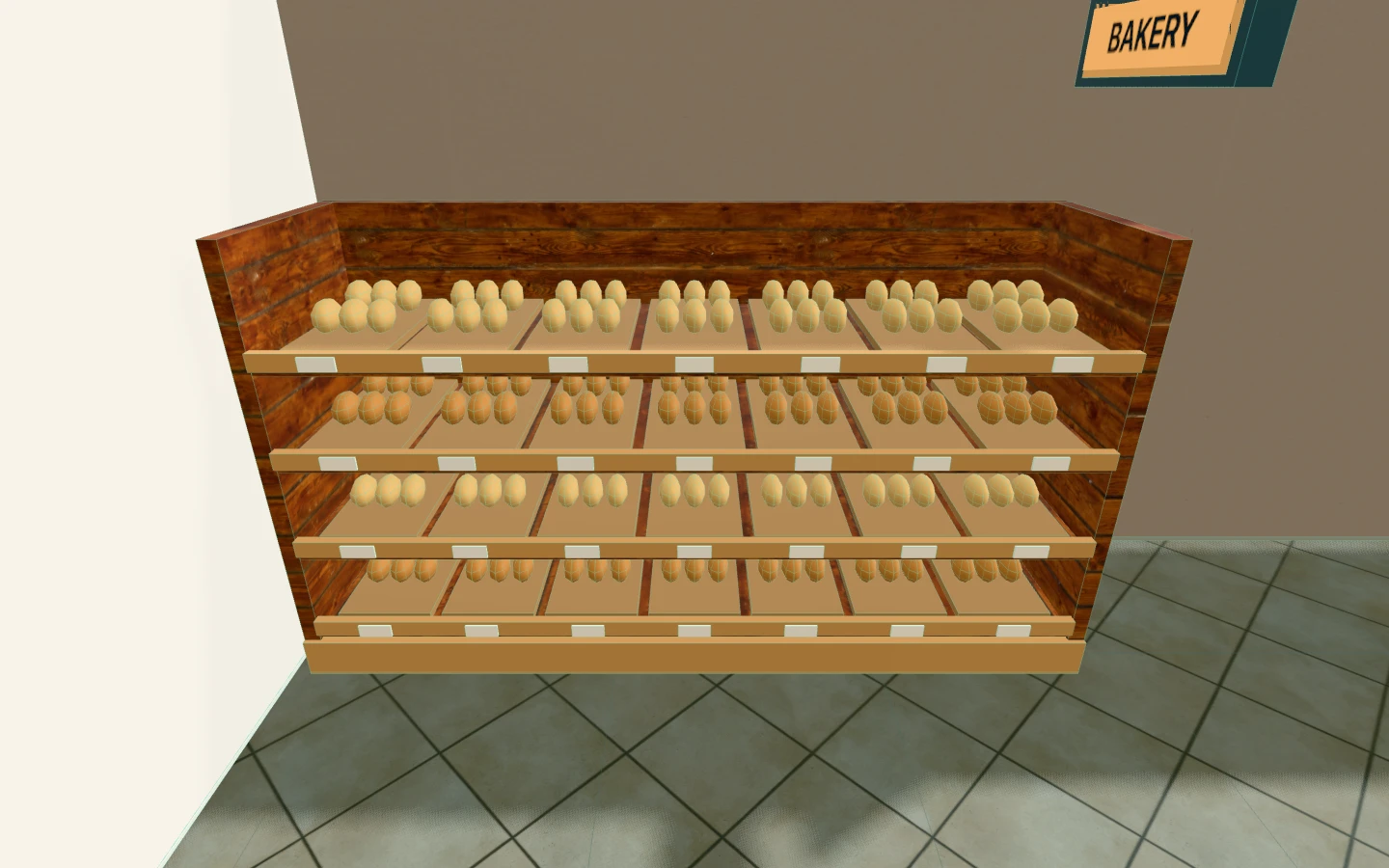 Option D's bakery from the customer side