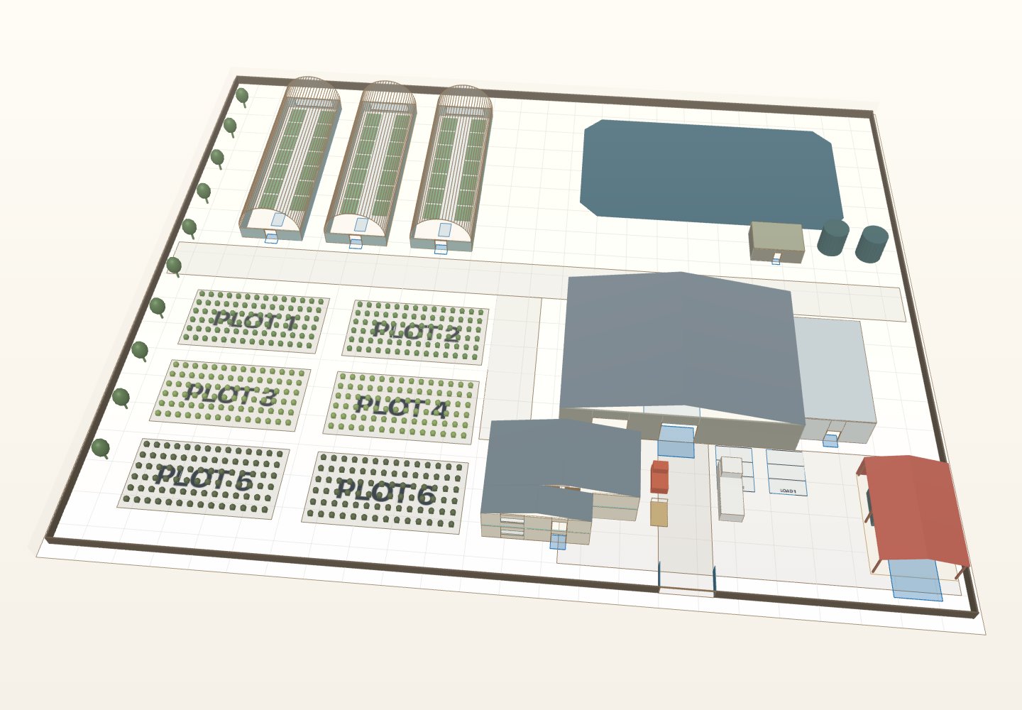 Actual Laydyne 3D model: Willow Farm